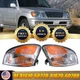 For Lexus LX470 1998-2007 New 1 Pair Front Bumper Turn Signal Corner Light Lamps