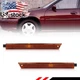 2X Amber Lens Front Side Marker Lights For 97-03 Chevy Malibu & 04-05 Classic