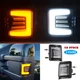 Switchback LED Side Tow Mirror Marker signal Light For Ford F250 F350 F450 F550