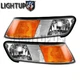 Left Right Pair Marker Park Signal Lights for 1998-2002 MERCURY GRAND MARQUIS