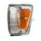 For 1989-1991 Pickup Front Left Corner Lights Amber & Clear Plastic V