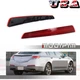 FIT FOR ACURA TL 2009 2010 2011 RIGHT LEFT REAR BUMPER REFLECTOR LIGHTS RED PAIR