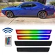 4pcs RGB Front Rear Fender LED Side Marker Light for Dodge Challenger 2015-2023