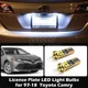 2pcs 6000K White 168 W5W LED License Plate Light Bulb For Toyota Camry 1997-2018