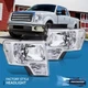 For 09-14 Ford F150 Pickup Chrome Clear Corner Driving Headlights Lamps Assembly