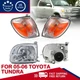 LH RH Headlight Turn Signal Light Kit Regular/Access Cab For 05-06 Toyota Tundra