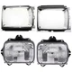 Halogen Headlight Headlamp For 1987-1989 Toyota 4Runner Driver and Passenger