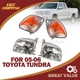 For 05-06 Toyota Tundra LH RH Headlight Turn Signal Light Kit Regular/Access Cab