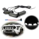 4pcs Raptor Style White LED Lamps Front Grill Lights Kit For 24-up Toyota Tacoma