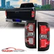 For 14-18 Chevy Silverado Black [LED SEQUENTIAL TUBE] Taillights Assembly Pair