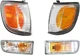 4RUNNER 99-2 CORNER LAMP RH and LH 4-pc kit Assembly With Turn Signal Lights