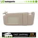 Left Side Beige Sun Visor Fits 09-16 Toyota Venza With Sunroof 74320-0T020-A1