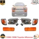 Headlights Assembly + Corner&Signal Lights LH & RH For 1996-1998 Toyota 4Runner