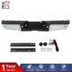 For Ford F-250 F-350 Super Duty 2008-2016 Chrome Rear Step Bumper W/ Sensor Hole