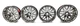 BMW 3 4 SERIES F30 F32 F33 19x8.5 / 19x9.5 M3 CSL STYLE ALUMINUM WHEEL RIM SET-4