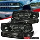 Fit 1999-2002 Chevy Silverado 00-06 Tahoe Smoke Headlights+Bumper Signal Lamps