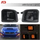 Sequential LED Front Turn Signal Lights Black For Subaru WRX STI 15-17 WRX 15-