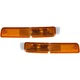 Set of 2 Turn Signal Lights Lamps Front Left-and-Right Left & Right Pair