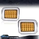 Fit For 2003-2009 Hummer H2 LED Corner Signal Lights Parking Lamps Left+Right