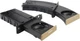 Pair Retractable Cup Holder Compatible with BMW 3 Series E90 E91 E92 black 