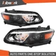 Labwork Headlight For Chevy Malibu 2016-18 Clear Black Housing Right&Left Side