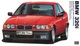 Hasegawa 20313 1/24 Scale Model Car Kit BMW E36 3 Series 320i 4 Door Sedan