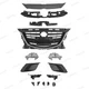 17PC For Mazda3 2014-16 Front Bumper Radiator Grille Upper Bracket Support Cover