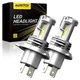 AUXITO 9003 H4 LED Kit Hi Headlight Beam Lo Lamp 24000LM WHITE 6500K 1:1 Halogen