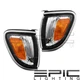 Silver Trim Park Turn Signal Lights For 2001-2004 TOYOTA TACOMA -Left Right Pair