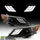 Upgrade Built in LED DRL For 2012-2014 Toyota Camry Black Projector Headlights