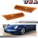 Side Marker Housings Set For Porsche 911 997 987 Cayman Boxster Front Amber Lens
