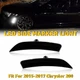 For 2015 - 2017 Chrysler 200 Smoked LENS OPTIC STYLE LED SIDE MARKER LIGHTS Pair