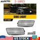 Clear Lens Housings Set For 10-14 VW MK6 Golf GTI Front Side Marker Light 2-20X