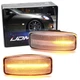 Clear Lens Amber Sequential Blink LED Fender Signal Markers For Infiniti M35 M45