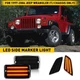 For 1997-2006 Jeep TJ Wrangler Smoke Bumper Fender Signal Side Marker Lights New