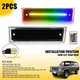 RGB LED Side Marker Light Turn Signal Lamp For GMC C1500 C2500 C3500 81-86 Front