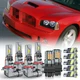 For Dodge Charger 06-10 LED Headlight Hi/Low Turn Signal Side Marker Light Bulbs