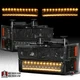 Fits 1994-1998 Chevy C/K Suburban Silverado Smoke Headlights+LED Bumper Lamps