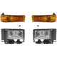 Headlight Kit For 1989-1990 Ford Bronco II Driver and Passenger Below Headlamp
