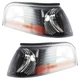 Pair Corner Lights 03-04 Mercury Marauder Base Panther 3W3Z13200BA FO2520172