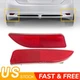 Left & Right Pair Rear Bumper Reflector Set for 2011 2012-2013 Toyota Corolla