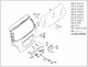 Genuine MERCEDES ML GL R-Class W251 W164 2005-2012 License Plate Light Lenses x2