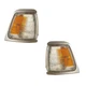 Parking Corner Signal Lights Pair Set for 89-91 Toyota  2WD (Chrome)