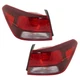 For 18-23 Rio Outer Taillight Taillamp Rear Brake Light Lamp w/Bulb SET PAIR