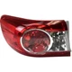 For 2011 2012 2013 Toyota Corolla Rear Tail Light Driver Side Unit TO2804112