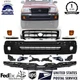Front Bumper Textured & Grille Assembly Chrome Kit For 1998-2000 Toyota Tacoma