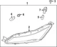 Genuine Nissan Daytime Running Light 26125-6RR0A