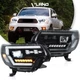 VLAND FULL LED Projector Headlights For Toyota Tacoma 12-15 Animation&Sequential