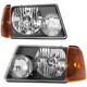 Headlights Assembly Fits 2001-2011 Ford Ranger Pair Left Right Side Replacement Headlights Assembly Fits 2001-2011 Ford Ranger Pair Left Right Side Replacement