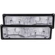 Anzo Lights Chrome w / Black Frame Clear Lens Fits Suburban / Tahoe / Yukon